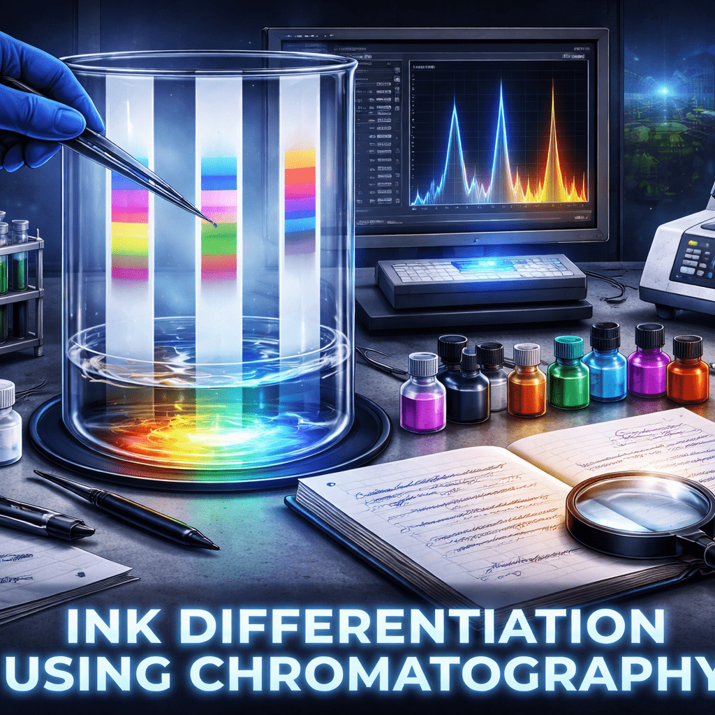 Chromatography Comparing Ink ink differentiation