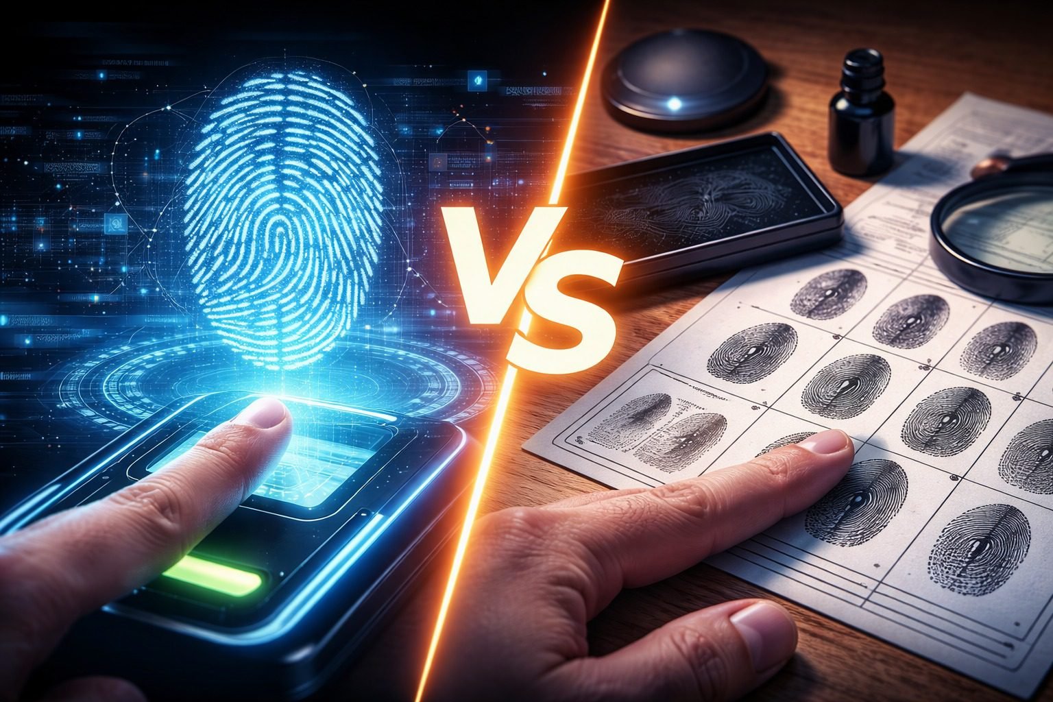 Fingerprint Science Ink 3D Fingerprint Scanning vs Traditional Ink Methods