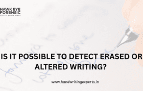Is It Possible to Detect Erased or Altered Writing?