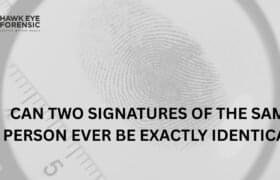 Can Two Signatures of the Same Person Ever Be Exactly Identical?