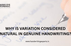 Why Is Variation Considered Natural in Genuine Handwriting?
