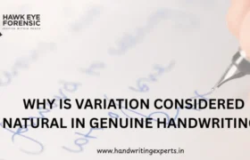 Natural Variations vs Disguised Writing: How Experts Tell the Difference