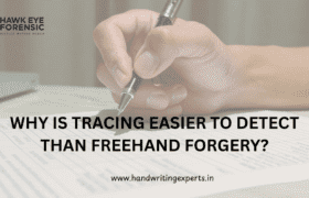 Why Is Tracing Easier to Detect Than Freehand Forgery?