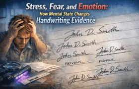 Stress, Fear, and Emotion: How Mental State Changes Handwriting Evidence