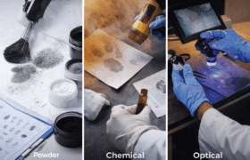 Methods of Developing Latent Fingerprints: Powder, Chemical & Optical Techniques