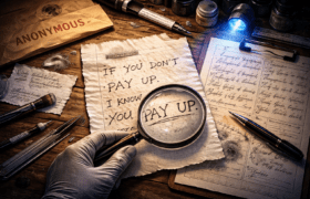 Forensic Examination of Anonymous Letters & Threat Notes
