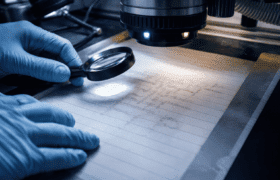 Erased Pencil Writing Detection in Forensic Investigations