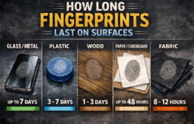 How Long Can Fingerprints Remain on Surfaces?