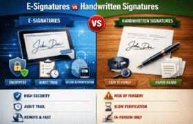 E-Signatures vs Handwritten Signatures: Which is More Secure?